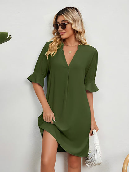 Amabel | Robe d'été pour femmes avec décolleté en V