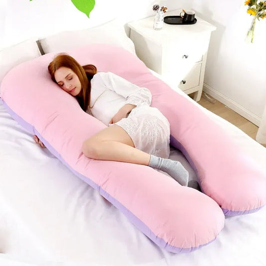 Coussin Corporel de Soutien Complet pour le Sommeil - Design Ergonomique pour la Grossesse, Douleurs aux Épaules et au Dos