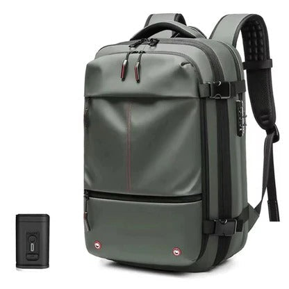 Sac à dos structuré avec système de compression interne