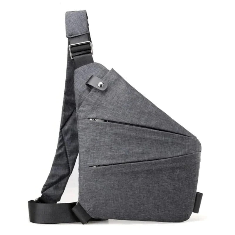 Unisex anti-theft shoulder bag