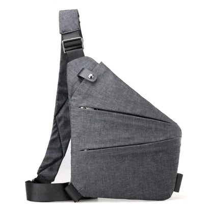 Unisex anti-theft shoulder bag