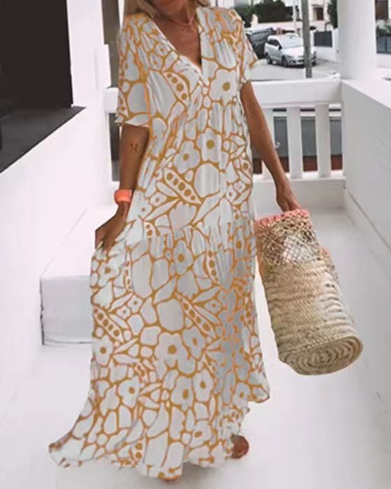 Pauline | Elegant dress with floral print