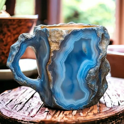 Tasses à café en cristal minéral