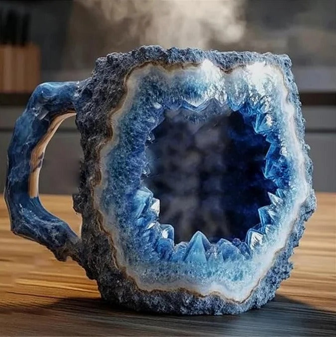 Tasses à café en cristal minéral