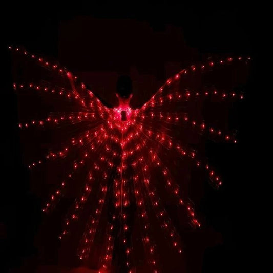 Fluorescent LED Butterfly Wings