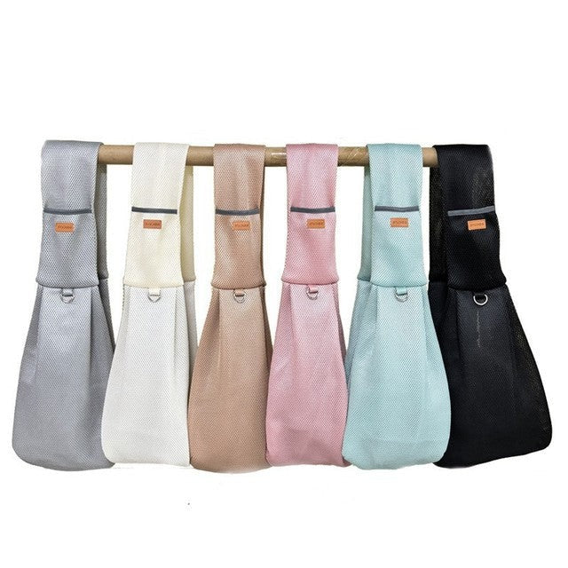 Lightweight and breathable shoulder bag for dog