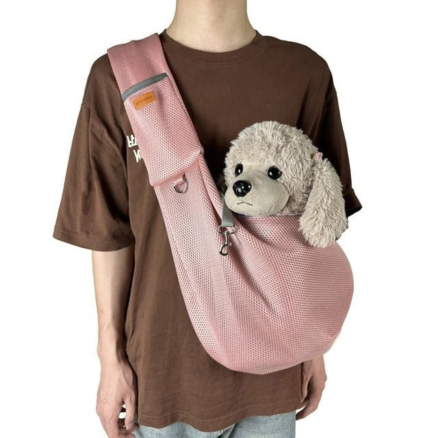 Lightweight and breathable shoulder bag for dog