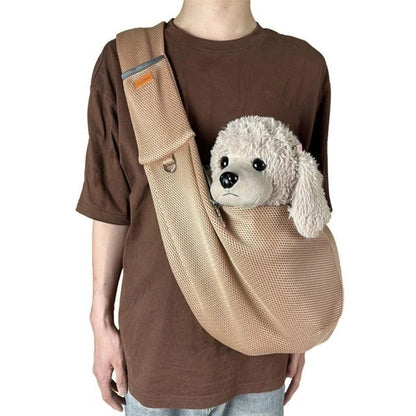 Lightweight and breathable shoulder bag for dog