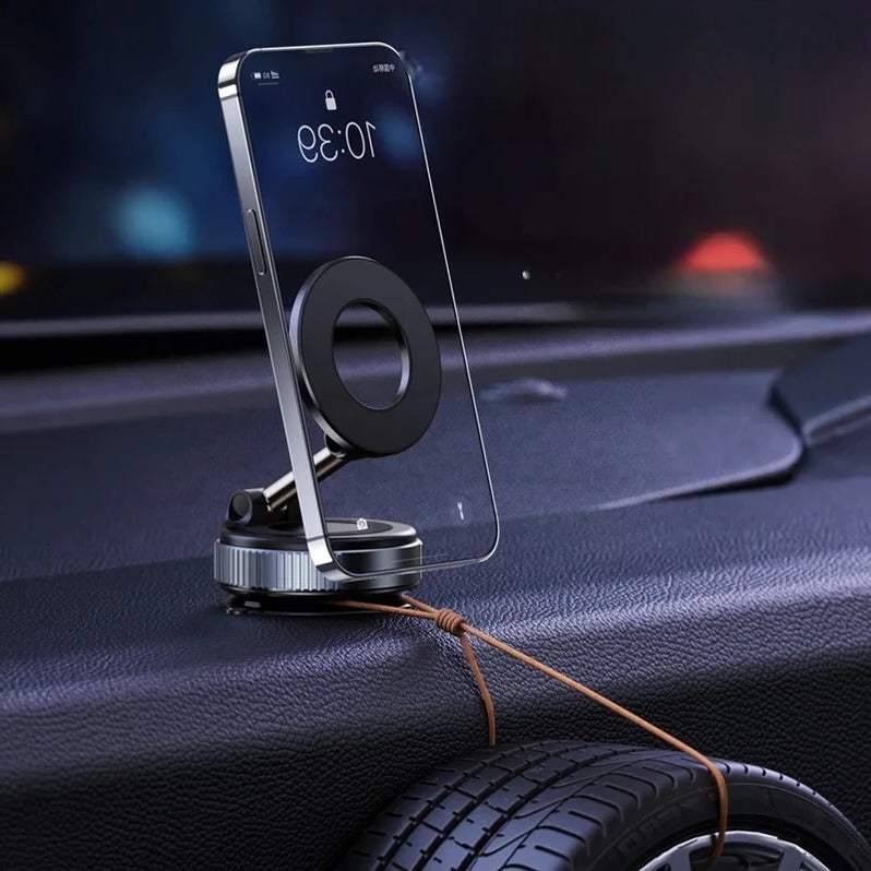 Support de téléphone magnétique rotatif pour voiture