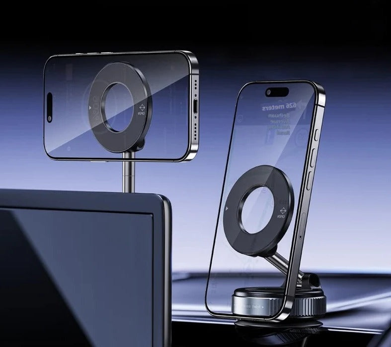 Support de téléphone magnétique rotatif pour voiture