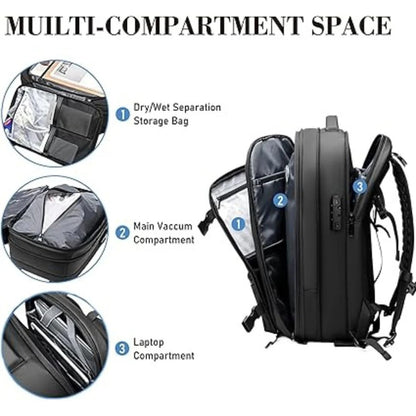 Sac à dos de voyage avec système de compression