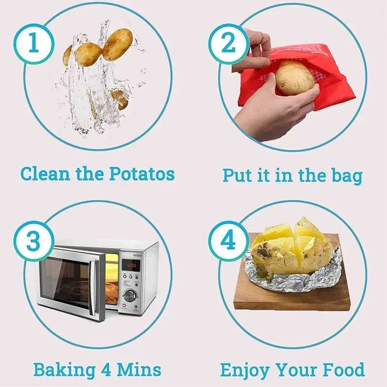 Sac à pommes de terre pour micro-ondes