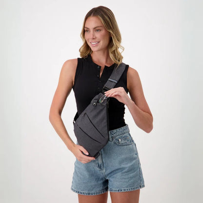 Unisex anti-theft shoulder bag