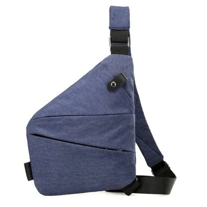 Unisex anti-theft shoulder bag