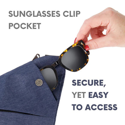 Unisex anti-theft shoulder bag