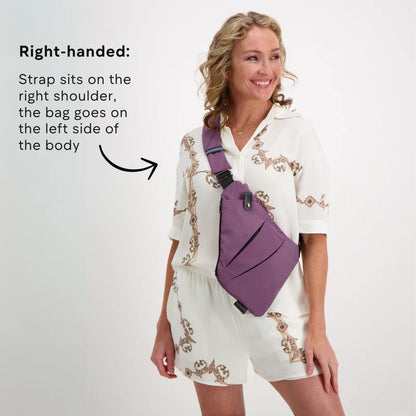 Unisex anti-theft shoulder bag