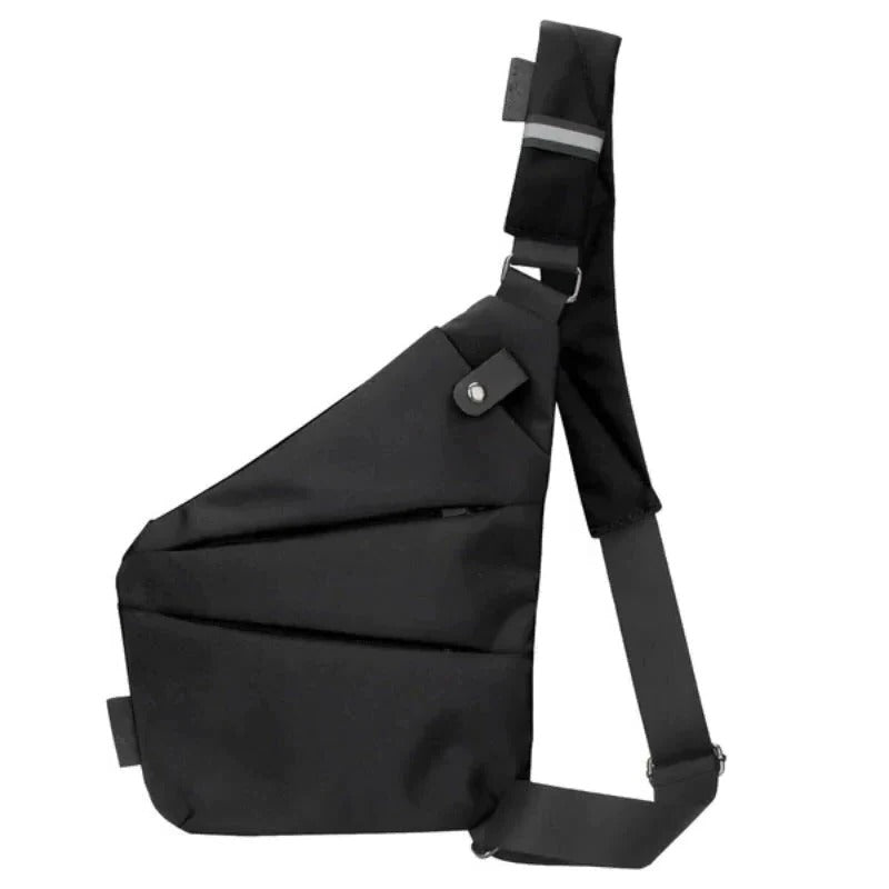 Unisex anti-theft shoulder bag