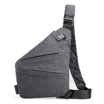 Unisex anti-theft shoulder bag