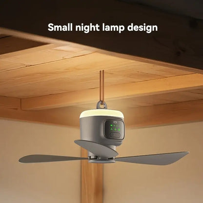 Ventilateur de plafond sans fil portable