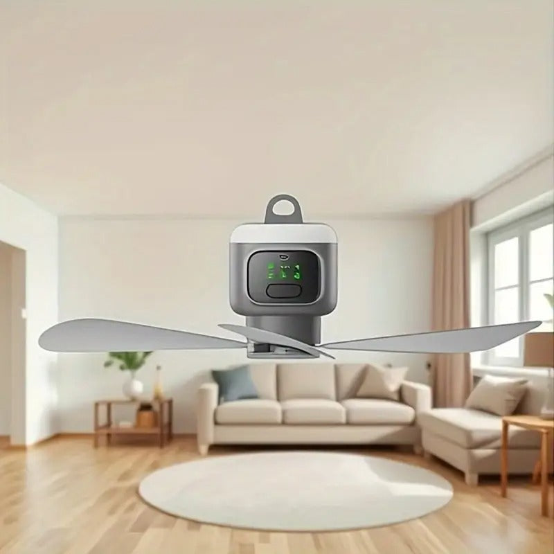 Ventilateur de plafond sans fil portable
