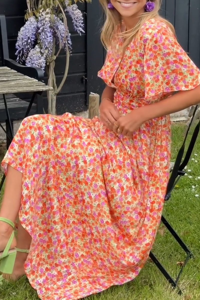 Amalfi | Robe longue à décolleté en V pour femmes