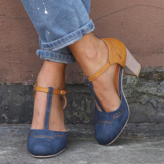 Gaea | Sandales rétro pour femmes avec talons hauts