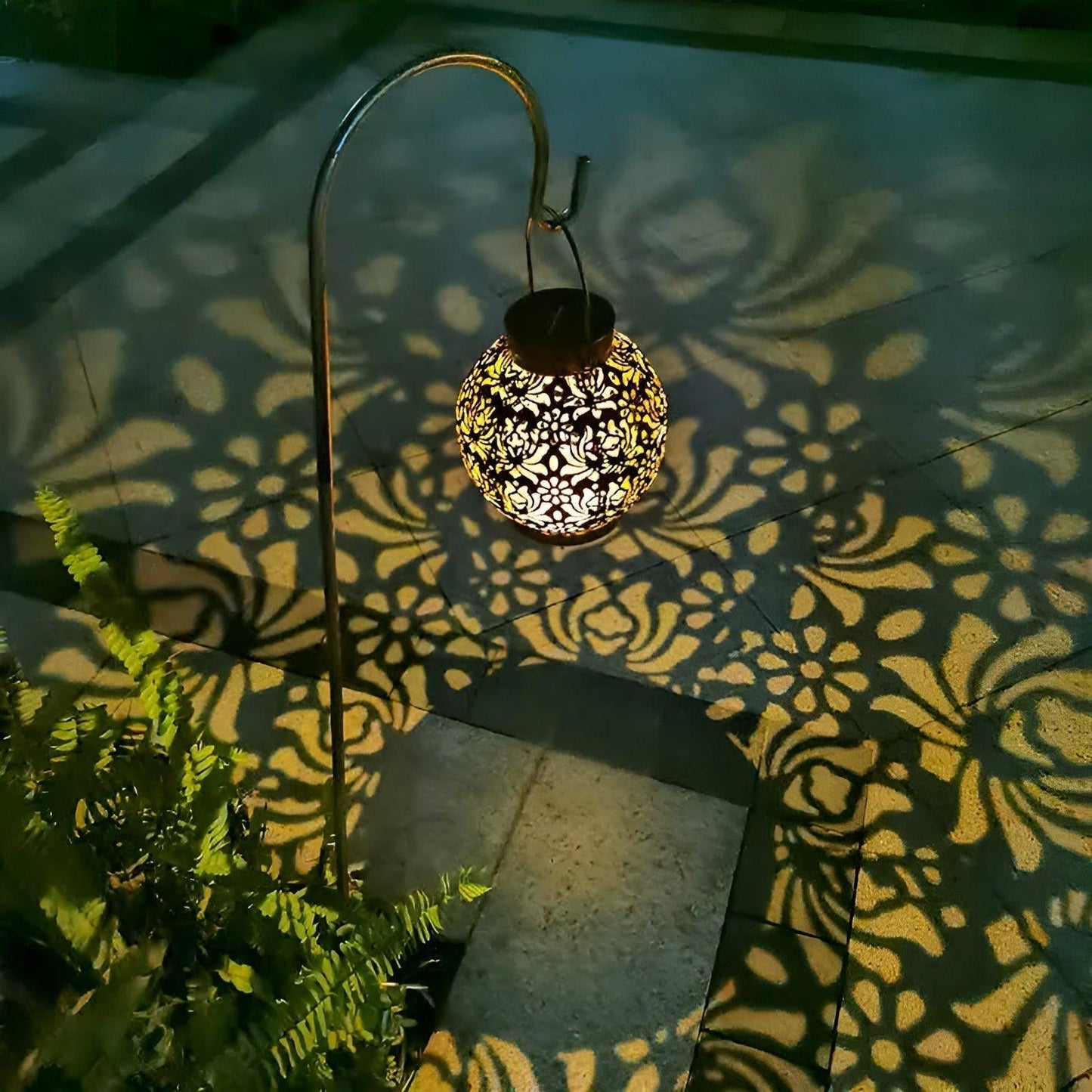 EcoLight | Lampe Suspendue Solaire Étanche avec Éclairage LED
