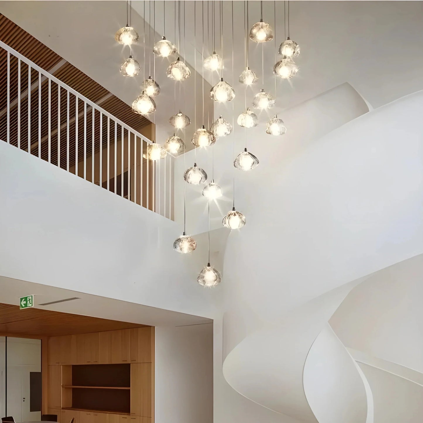 ShinyStep - Lampe à Cristaux Suspendus