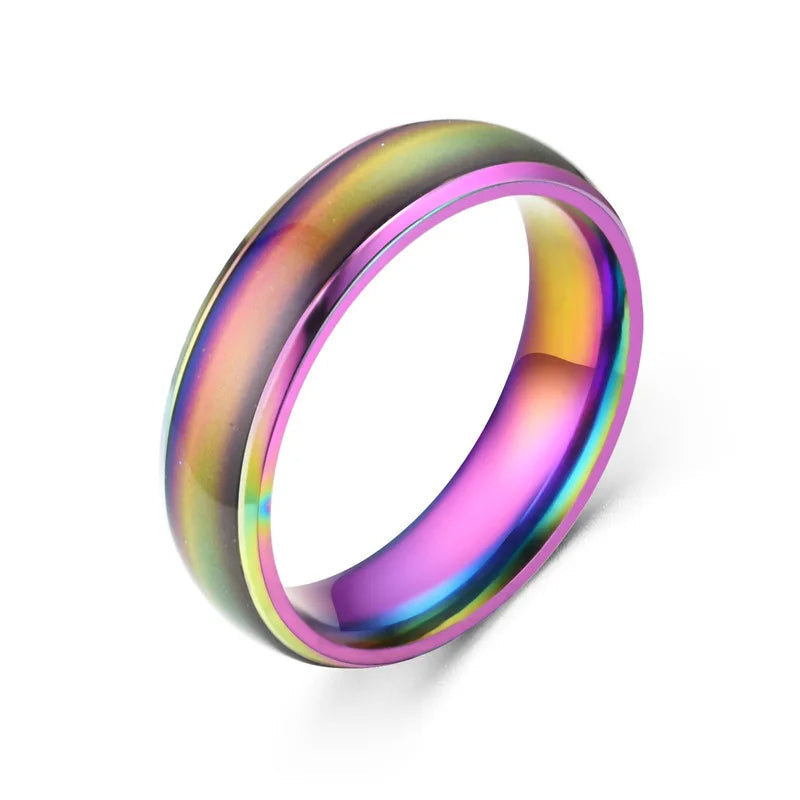 Bague d'Humeur en Acier Inoxydable