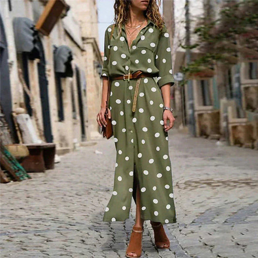 Hagar | Robe à pois tendance pour femmes