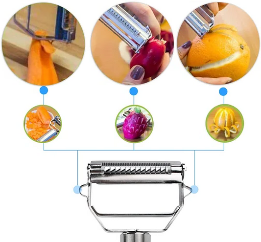 Éplucheur de légumes multifonction 4-en-1