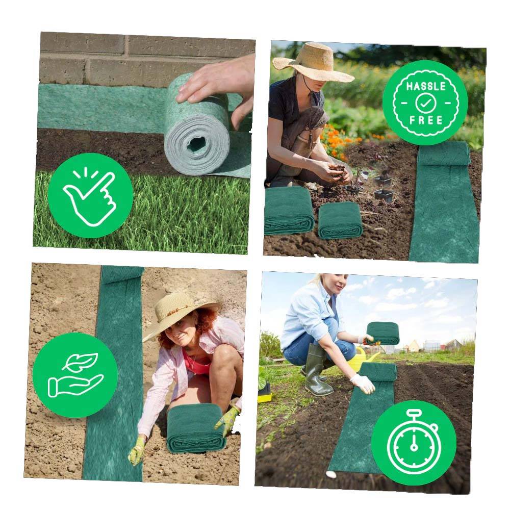 Tapis de Semences de Gazon Vert Quick Fix
