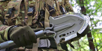 Pelle de survie multi-fonction indestructible