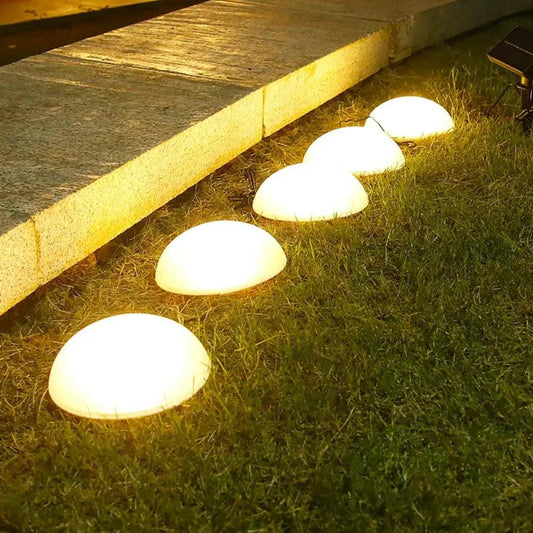 LawnLight | Lampe de Jardin Solaire en Forme de Demi-Sphère