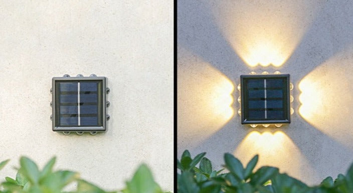 SolarLume - Durable Solar Wall Lamp with Modern Design