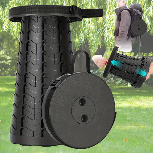 Tabouret télescopique pliable