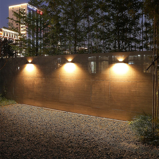 EcoGlow - Modern Solar Up-Down Wall Light for Outdoor Use