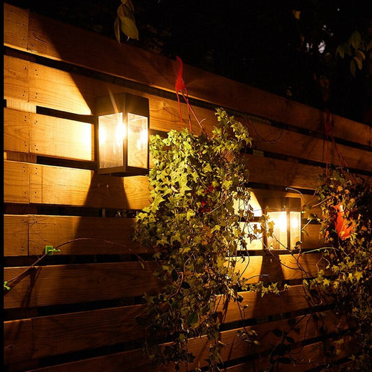 GardenGlow - Wall Sconce for Garden Fences with Ambient Lighting