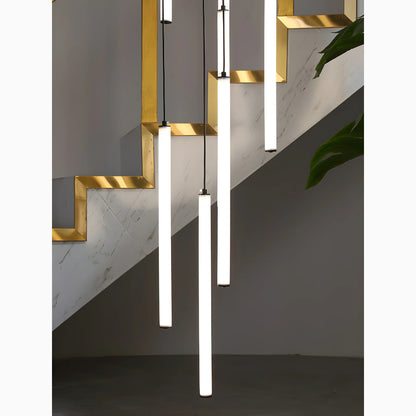 ElevateGlow - Lustre Spiral Vertical Luxe for Staircase