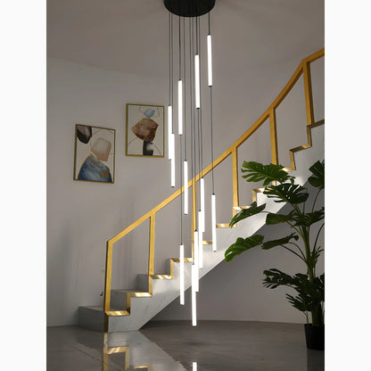 ElevateGlow - Lustre Spiral Vertical Luxe for Staircase