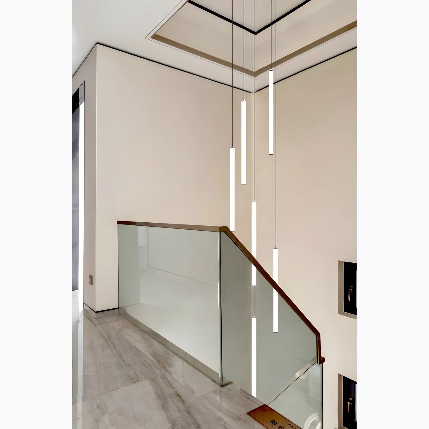 ElevateGlow - Lustre Spiral Vertical Luxe for Staircase