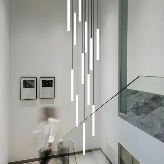 ElevateGlow - Lustre Spiral Vertical Luxe for Staircase