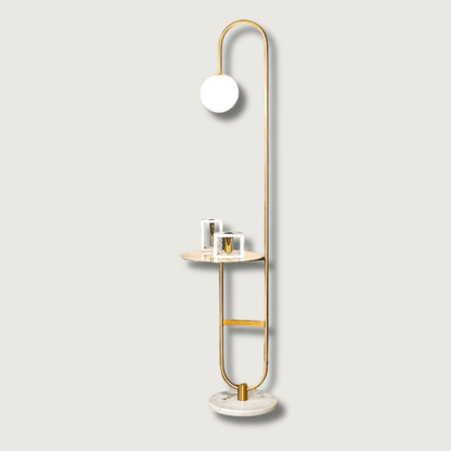 LumiTable - Nordic Floor Lamp with Integrated Table