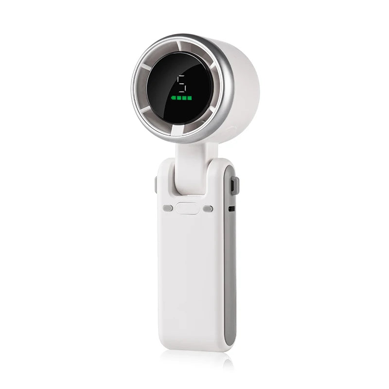 Ventilateur Turbo Portable Pliable avec Affichage Numérique