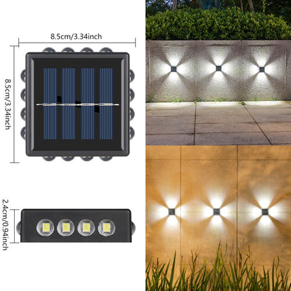 SolarLume - Durable Solar Wall Lamp with Modern Design