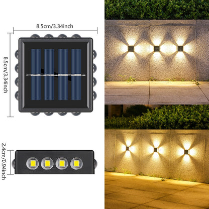 SolarLume - Durable Solar Wall Lamp with Modern Design