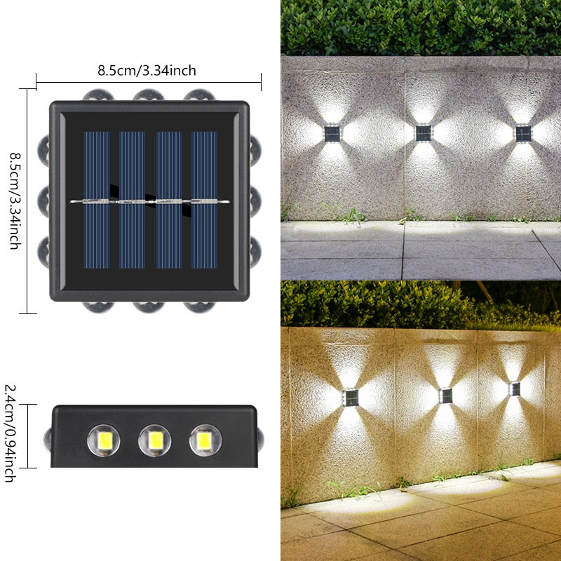 SolarLume - Durable Solar Wall Lamp with Modern Design