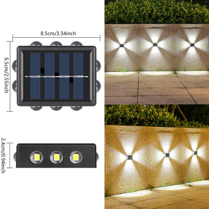 SolarLume - Durable Solar Wall Lamp with Modern Design