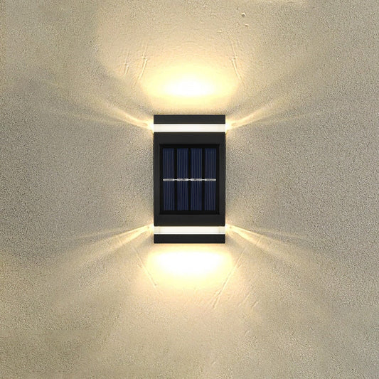 SolarFlora - Solar Wall Lamp for Ambient Garden Lighting